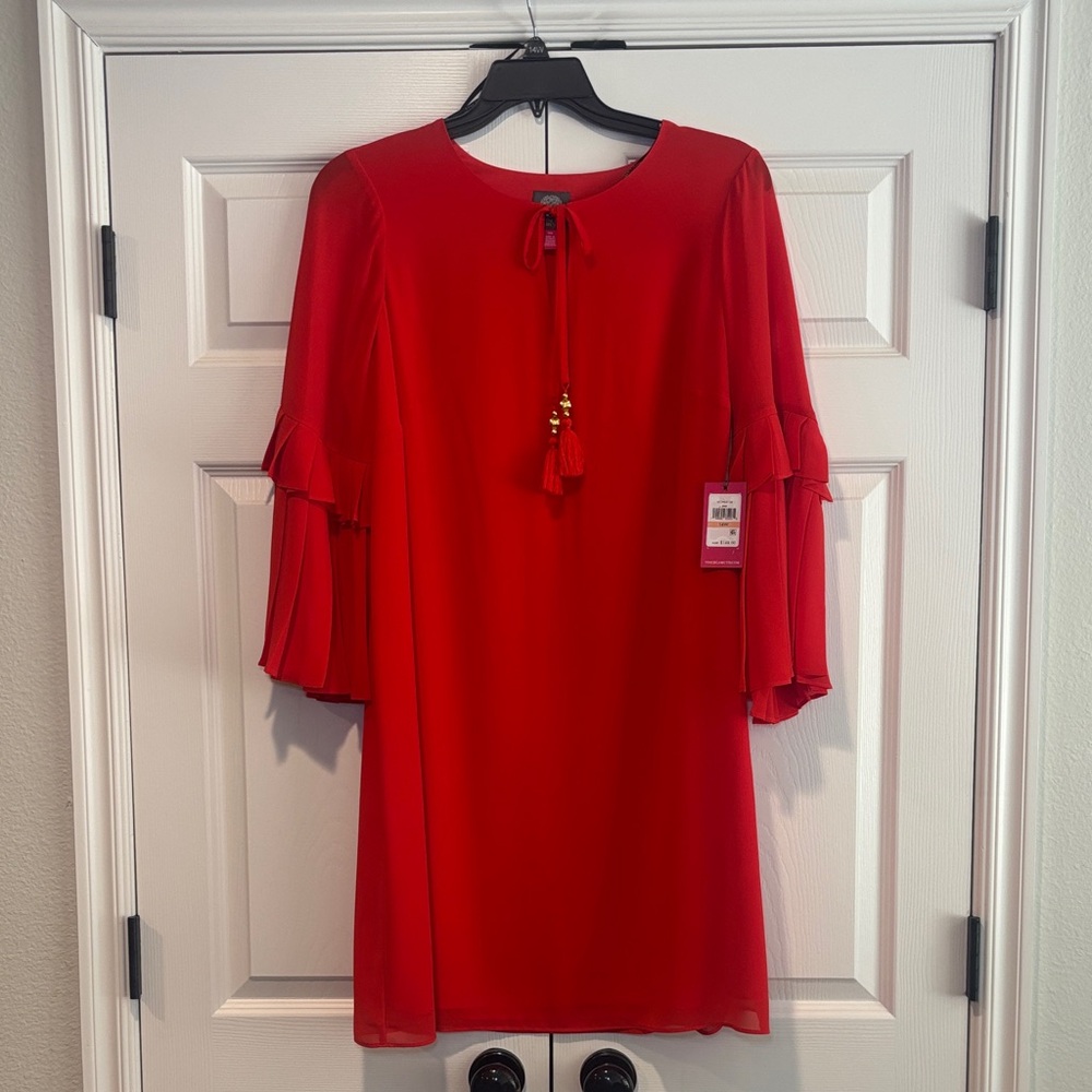 NWT Vince Camuto Elegant Red Women's Dress